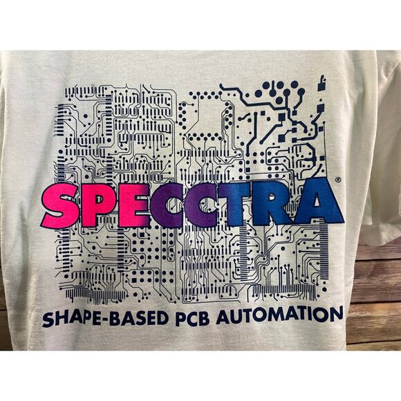 Vintage Tech shirt USA made size Large Specctra shape based pcb automataion - Picture 4 of 10